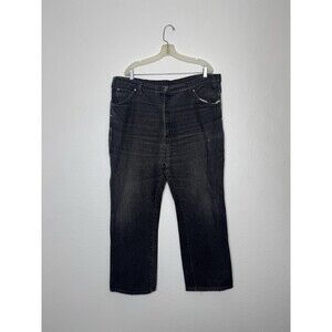 VTG Dickies Black Jeans 41 Baggy Distressed Y2K Skater Hip Hop Talon Wide Leg